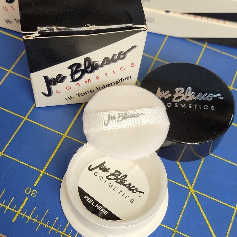 Joe Blasco Hi-Tone Intensifier Powde w Puff Pearl White 6.5g New